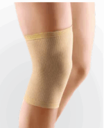 Ligadura tubular medicinal elástica, fixação faixa do joelho.