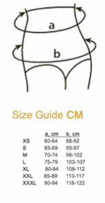 Cuecas medicinais, elásticas (controle do corpo) c/inserções rígidas verticais, cor preto - Image 2