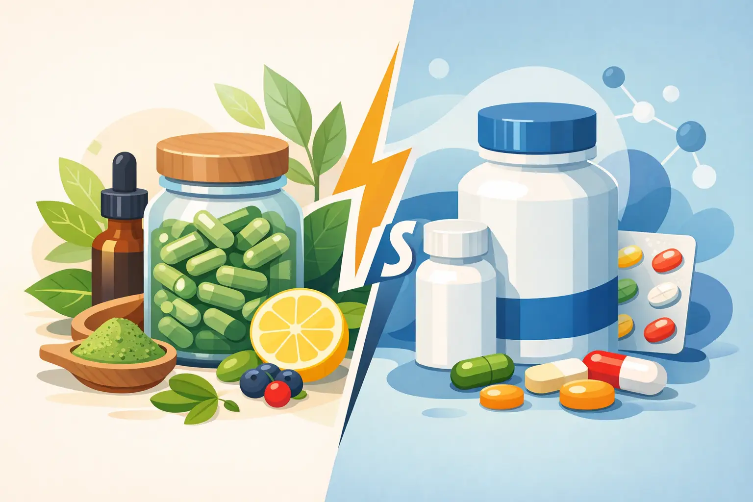 Suplementos naturais vs multivitamínicos: qual escolher?