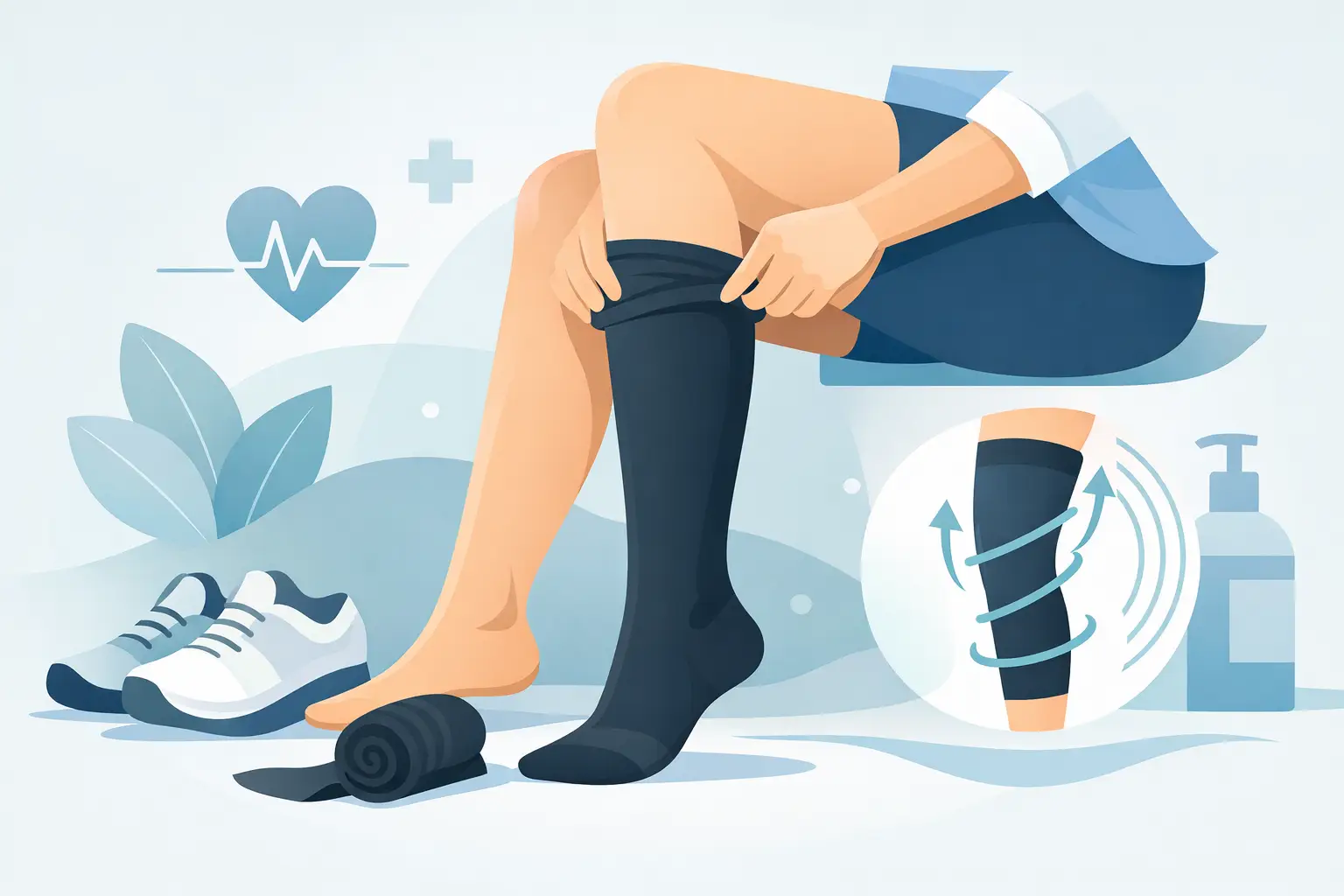 Como usar meias compressivas corretamente