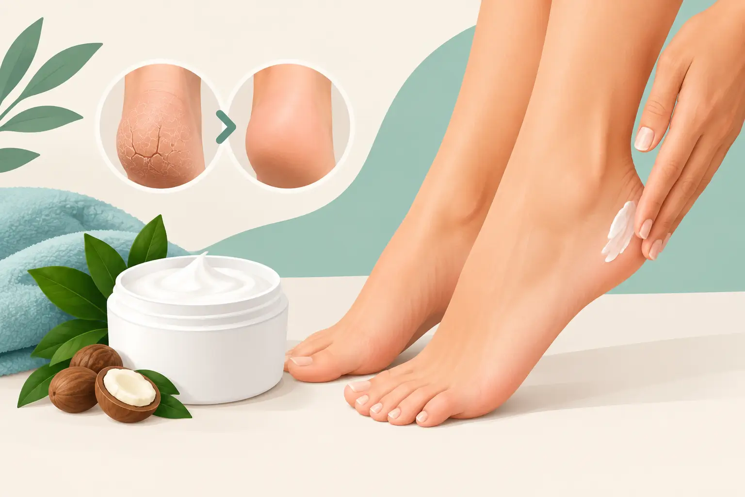 Melhores cremes para pés secos e gretados